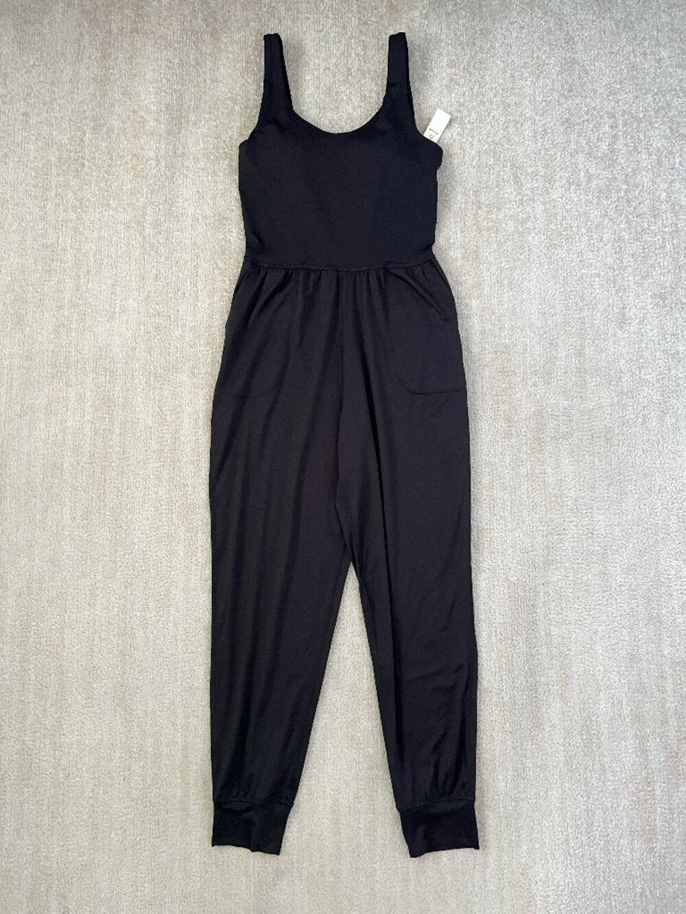 NWT Offline by Aerie Real Good The Hugger Jogger Jumpsuit Black XS